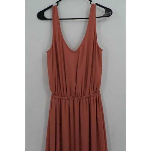 Show Me Your MuMu‎ Dress Women Medium M Siena Lined Elegant V-Neck Maxi - Picture 4 of 11